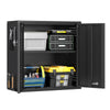 Topass Metal Wall Cabinet with Lockgarage Storage Cabinet, Wall - Mounted Utility Cabinet with Adjustable Shelf & Locking Doors